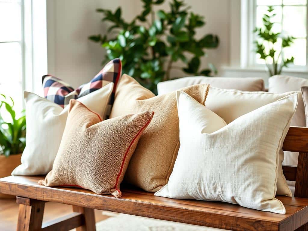 Farmhouse throw pillows