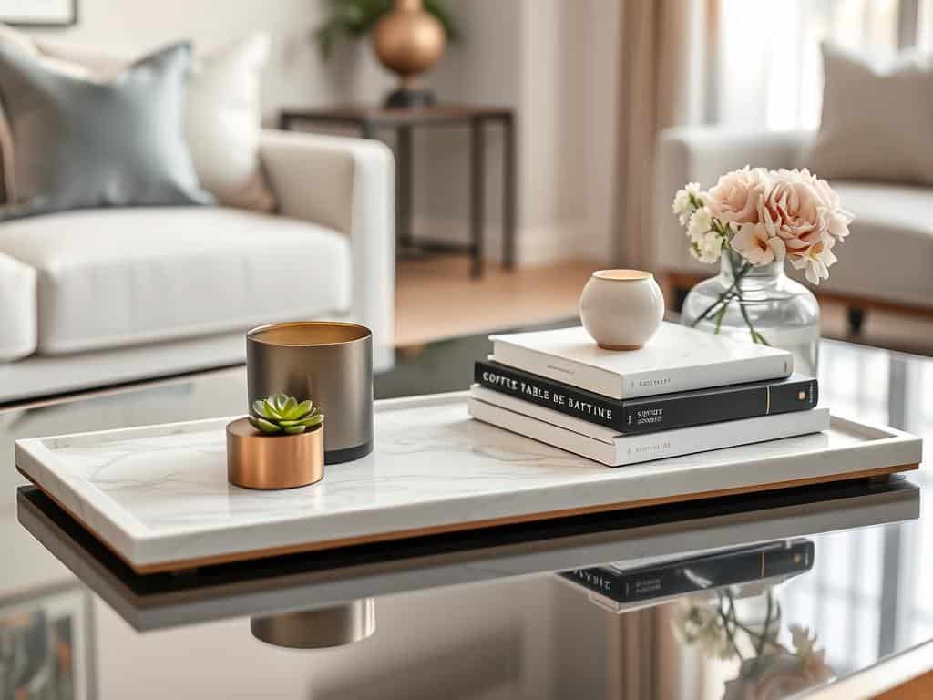 designer coffee table styling