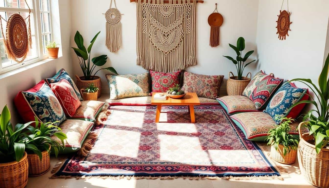 10 Boho Floor Seating Ideas