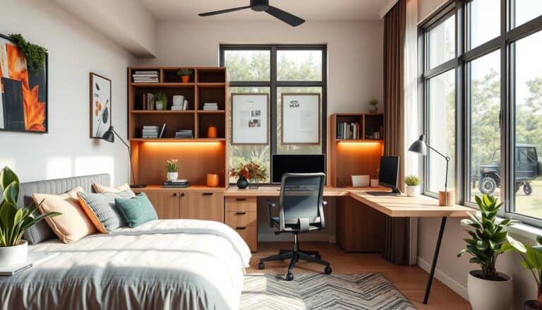 12 Multi-Functional Home Bedroom Office Designs