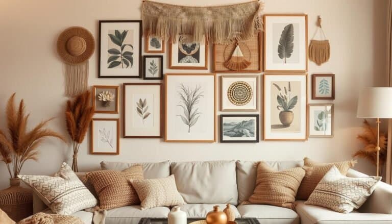 6 Boho Gallery Wall Tips