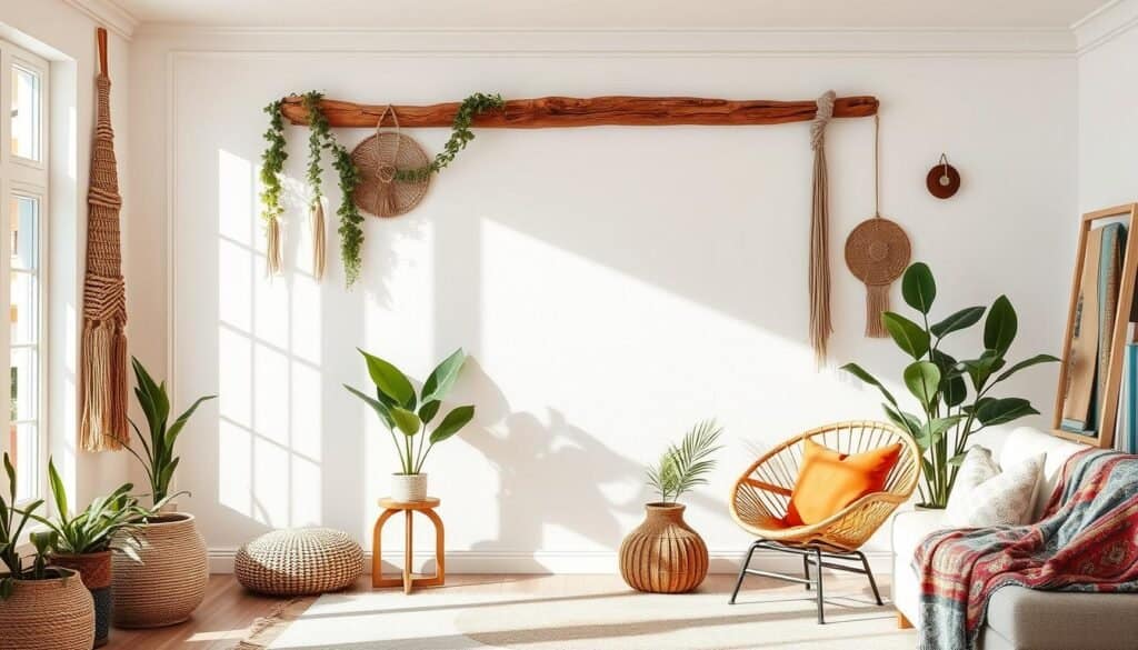 Boho Gallery Wall Space Selection