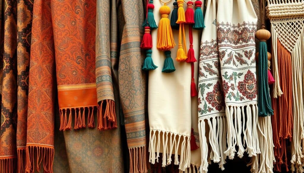 Boho Style Fabrics and Textures