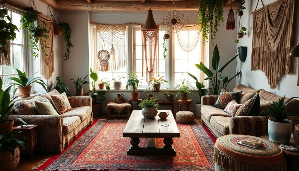 Boho living room