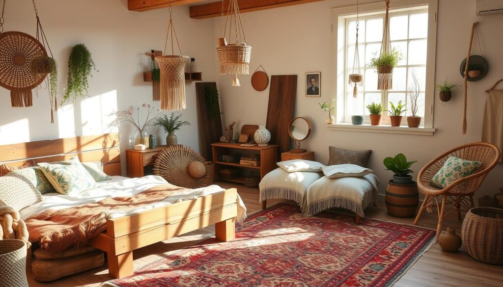 Budget-friendly boho furniture