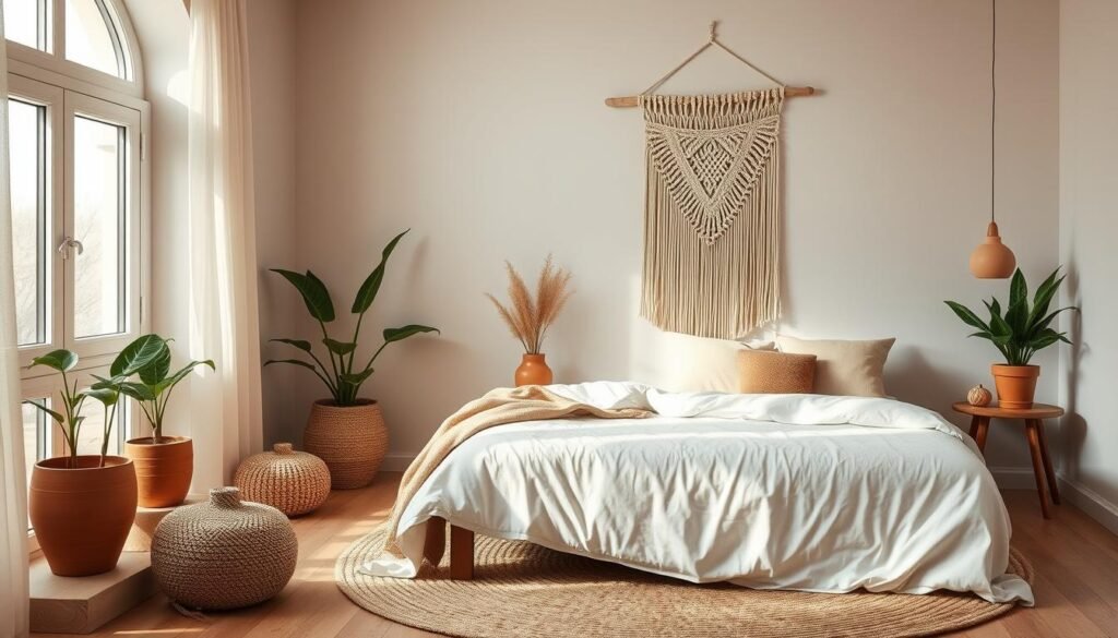 Minimal Boho Bedroom Design