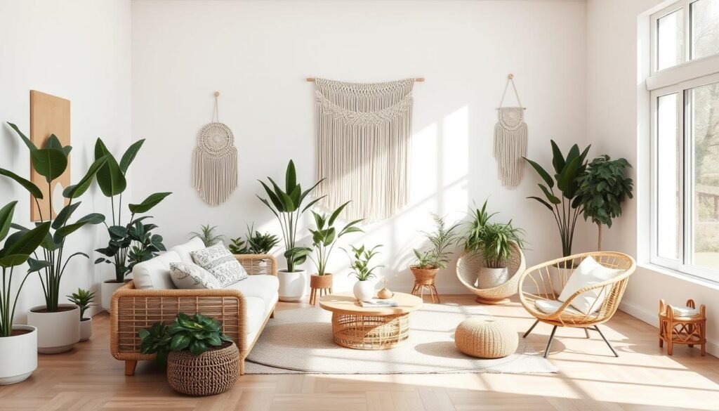 Minimalist Boho Living Space Design