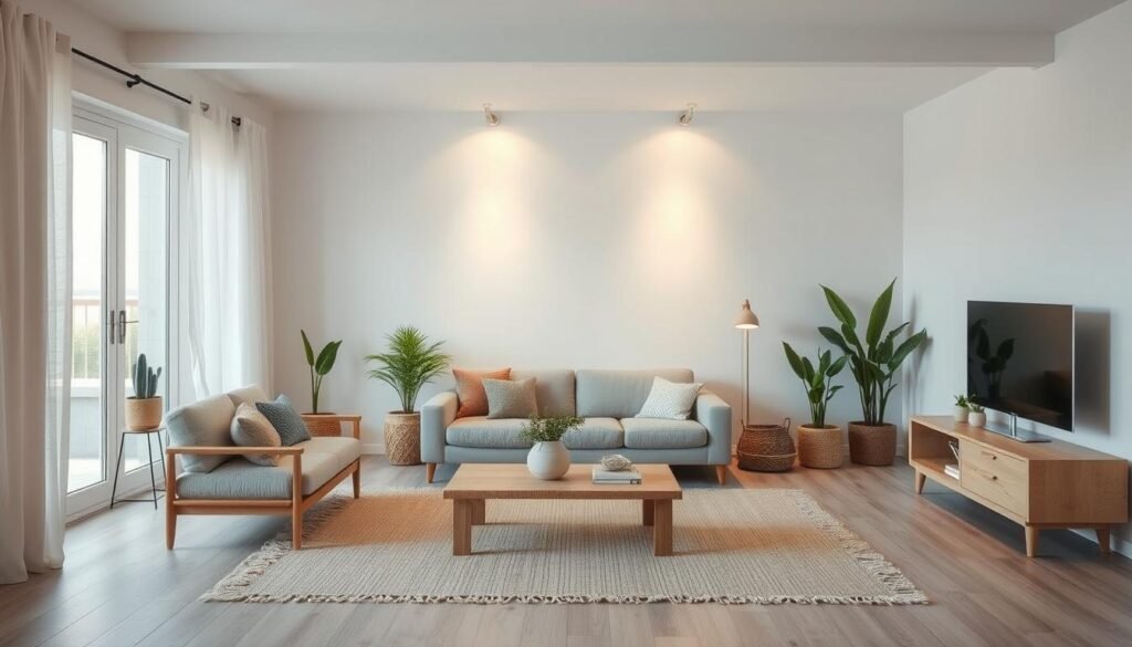 Minimalist Boho Living Space Design