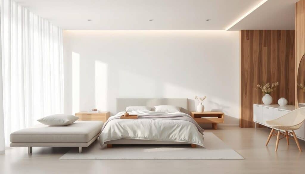 Minimalist bedroom color schemes