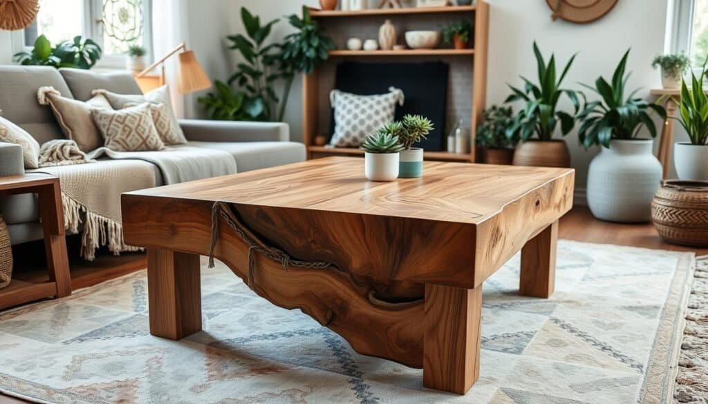 Natural Wood Coffee Table Designs