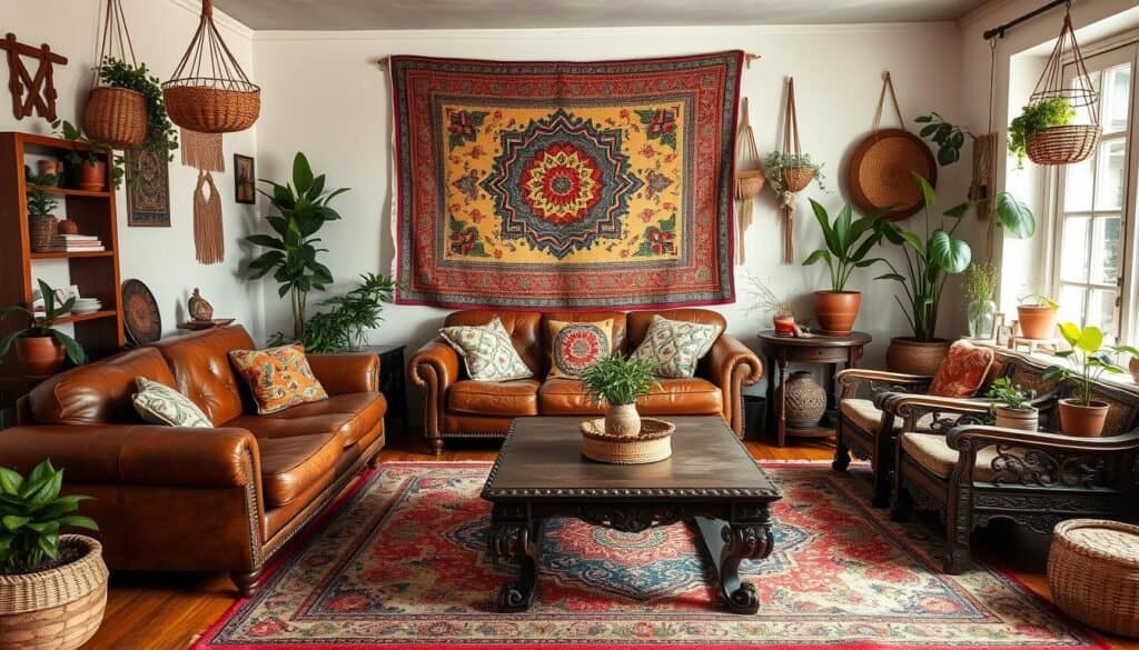 Vintage Bohemian Furniture Styling
