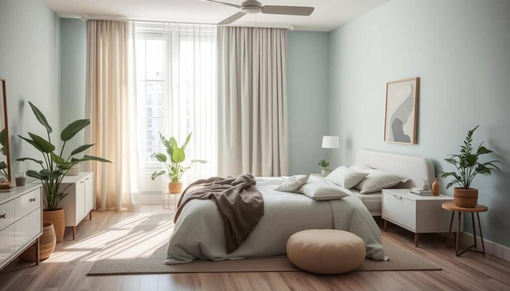 tranquil bedroom color palettes