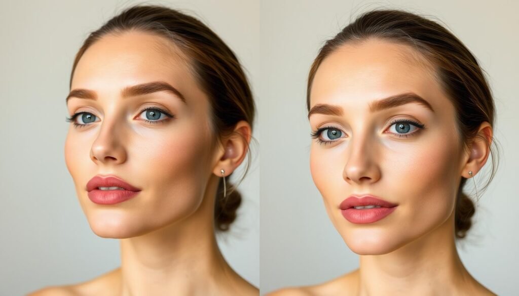 Clean Foundation Makeup Transformation