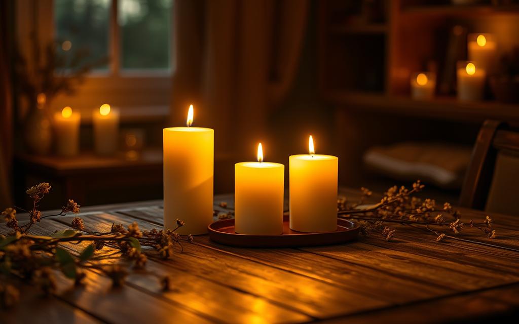 Eco-Friendly Romantic Candles