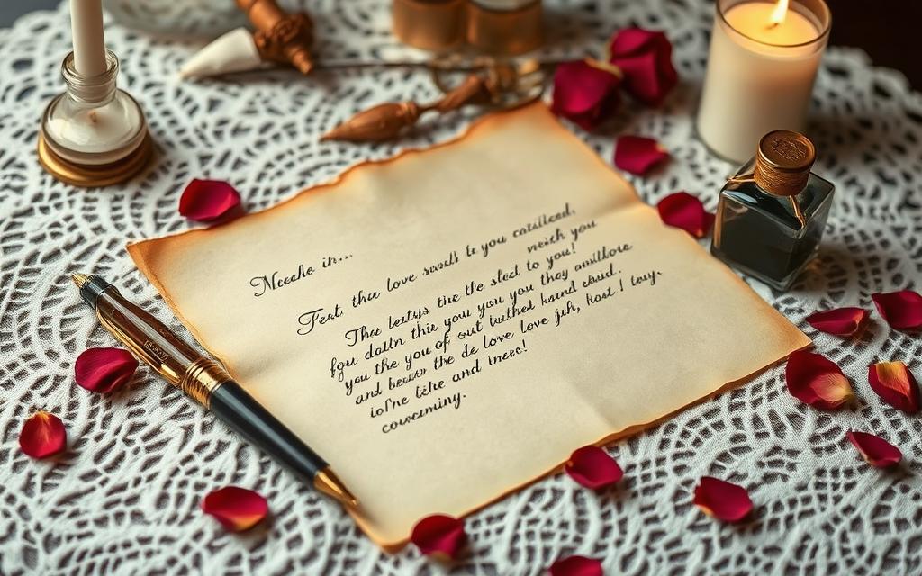 Romantic Handwritten Love Letter