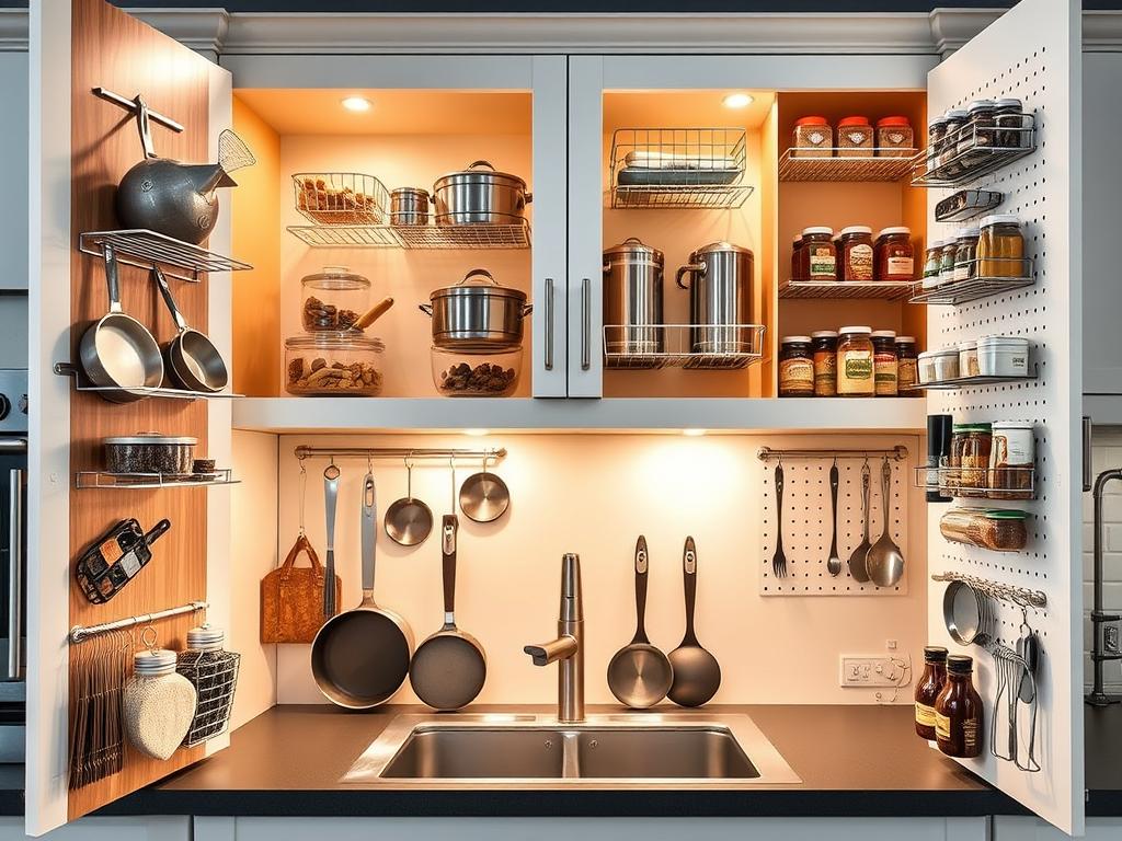 12 Cabinet Door Storage Solutions That Save Space