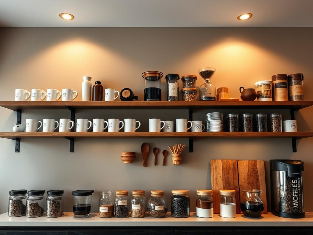 15 Coffee Bar Shelf Ideas You'll Love