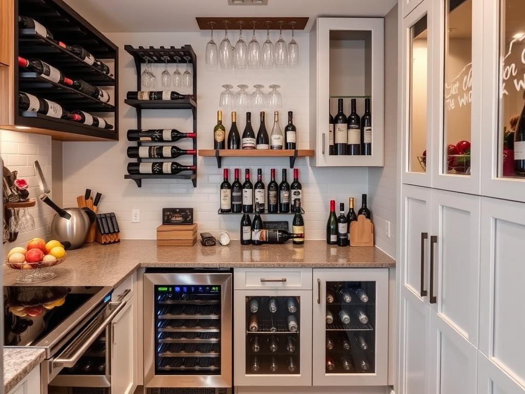 15 Small Kitchen Wine Storage Ideas