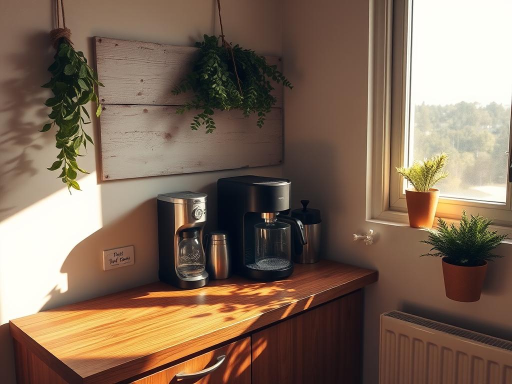 18 Small Countertop Coffee Bar Ideas