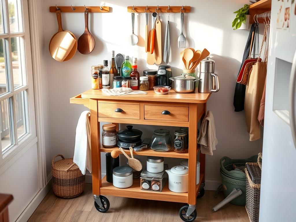 18 Small Kitchen Cart Organizations That Work