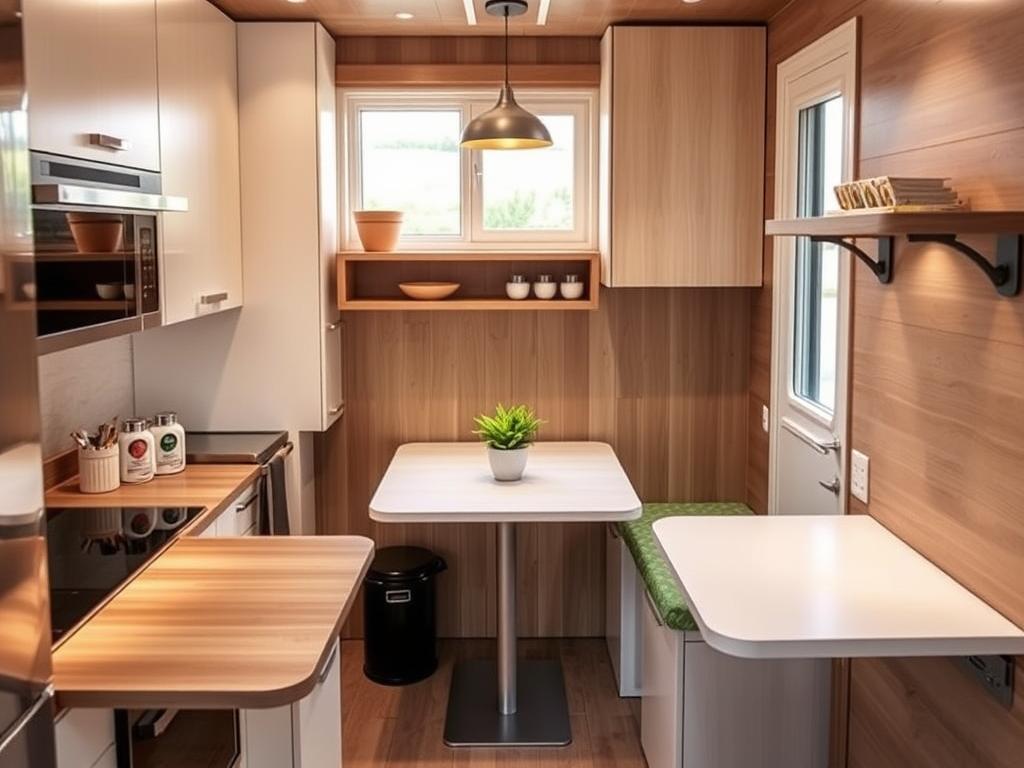 7 Fold-Down Table Solutions for Tiny Kitchens