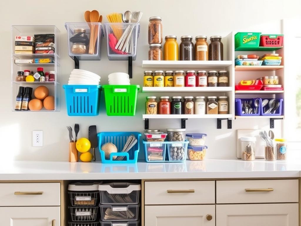 8 Dollar Store Kitchen Organization Ideas