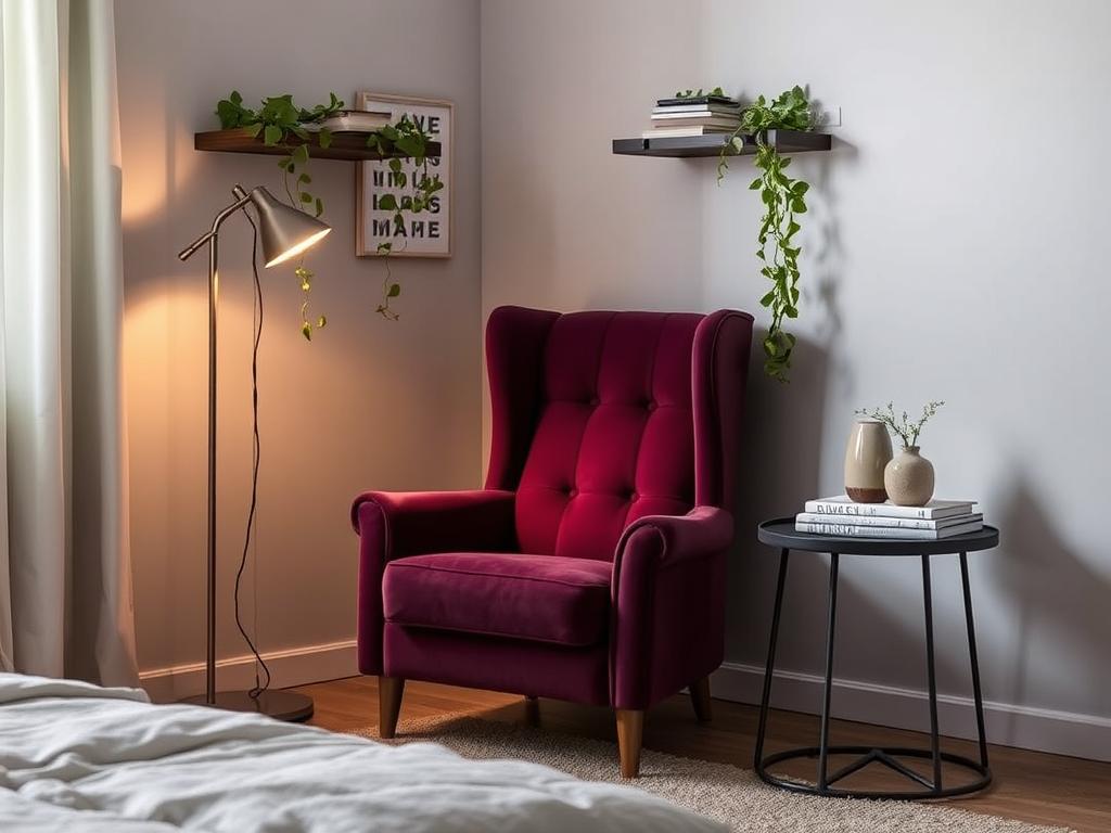 Bedroom chair corner ideas