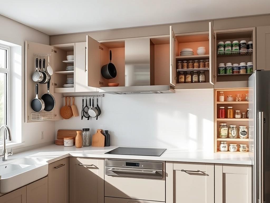 Cabinet Door Storage Solutions