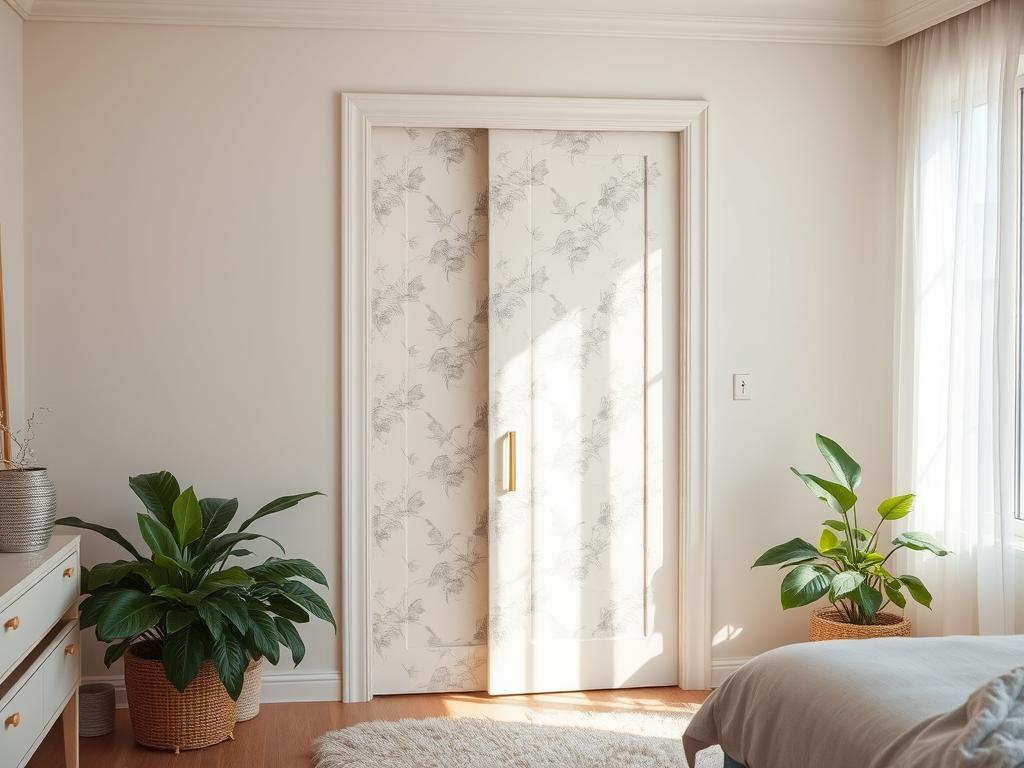 Closet door makeover inspiration
