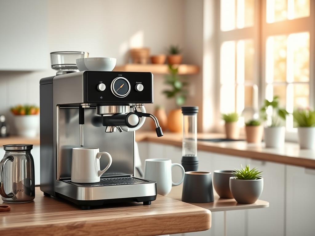 Compact Coffee Bar Organization Setup
