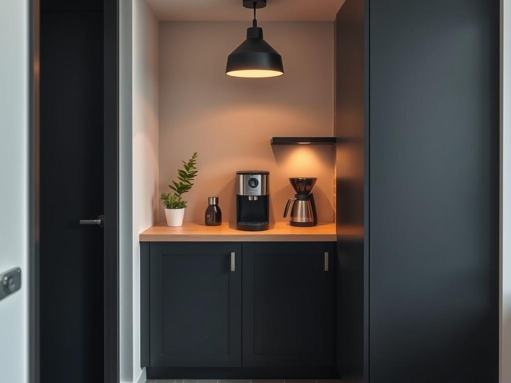 Compact Coffee Nook Design