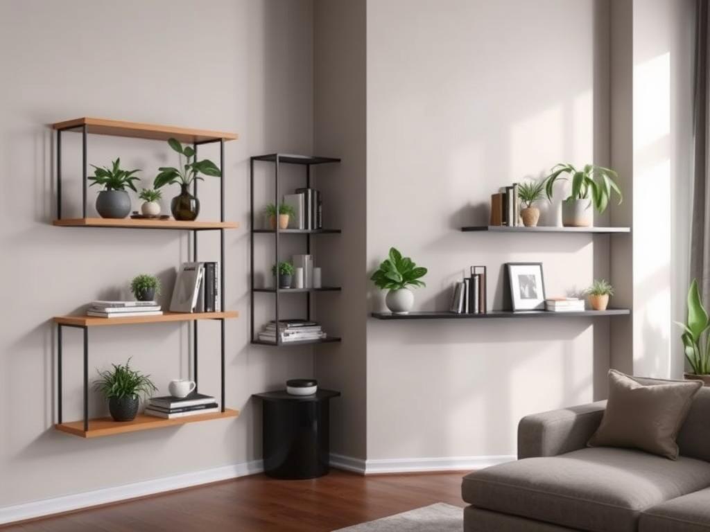 Corner Shelf Design Inspiration