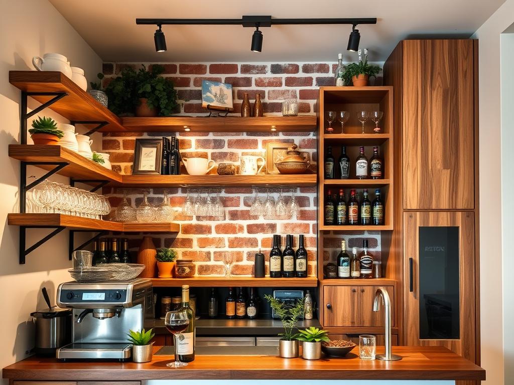 Creative Coffee Wine Bar Storage Solutions