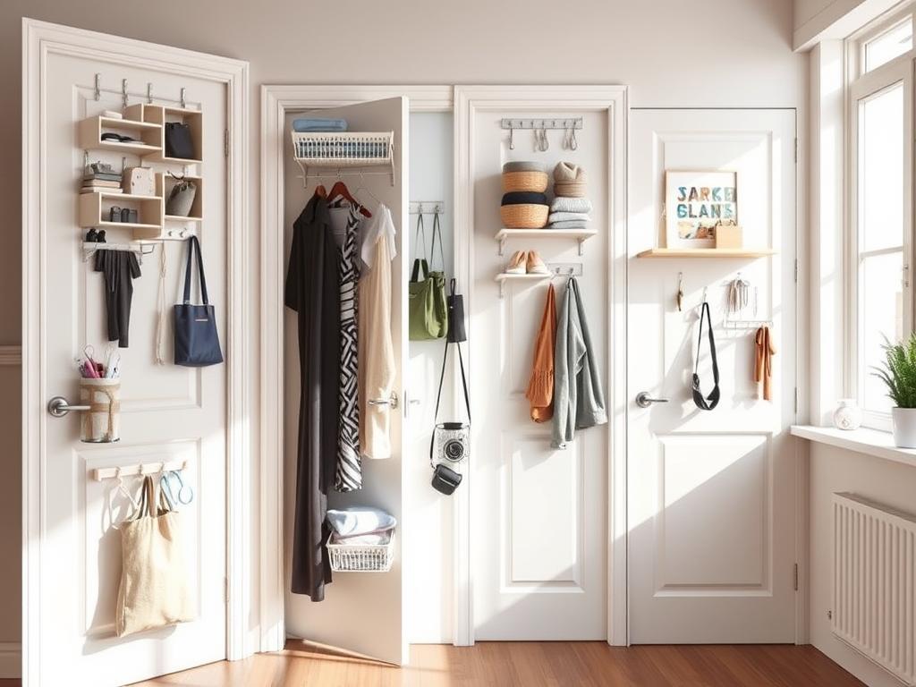 Creative Door Storage Solutions