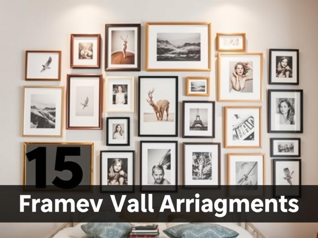 Creative gallery wall layouts