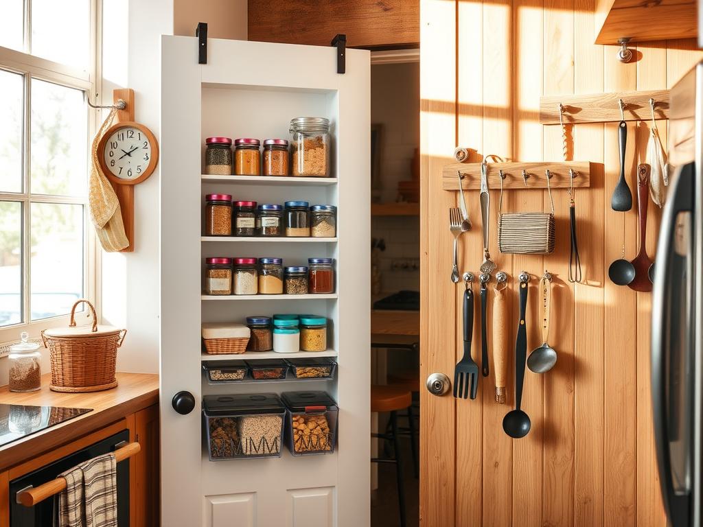 DIY Pantry Door Organization