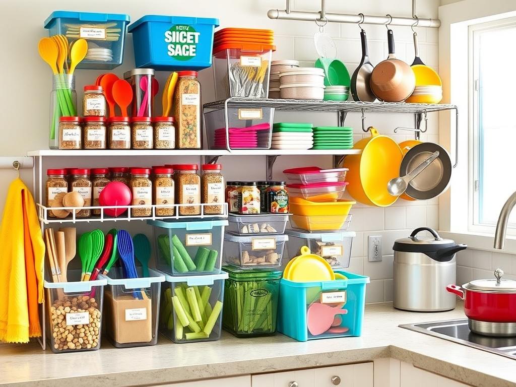 Dollar Store Kitchen Organization Hacks