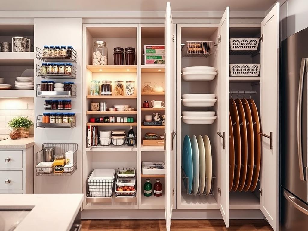 Kitchen Cabinet Door Storage Solutions
