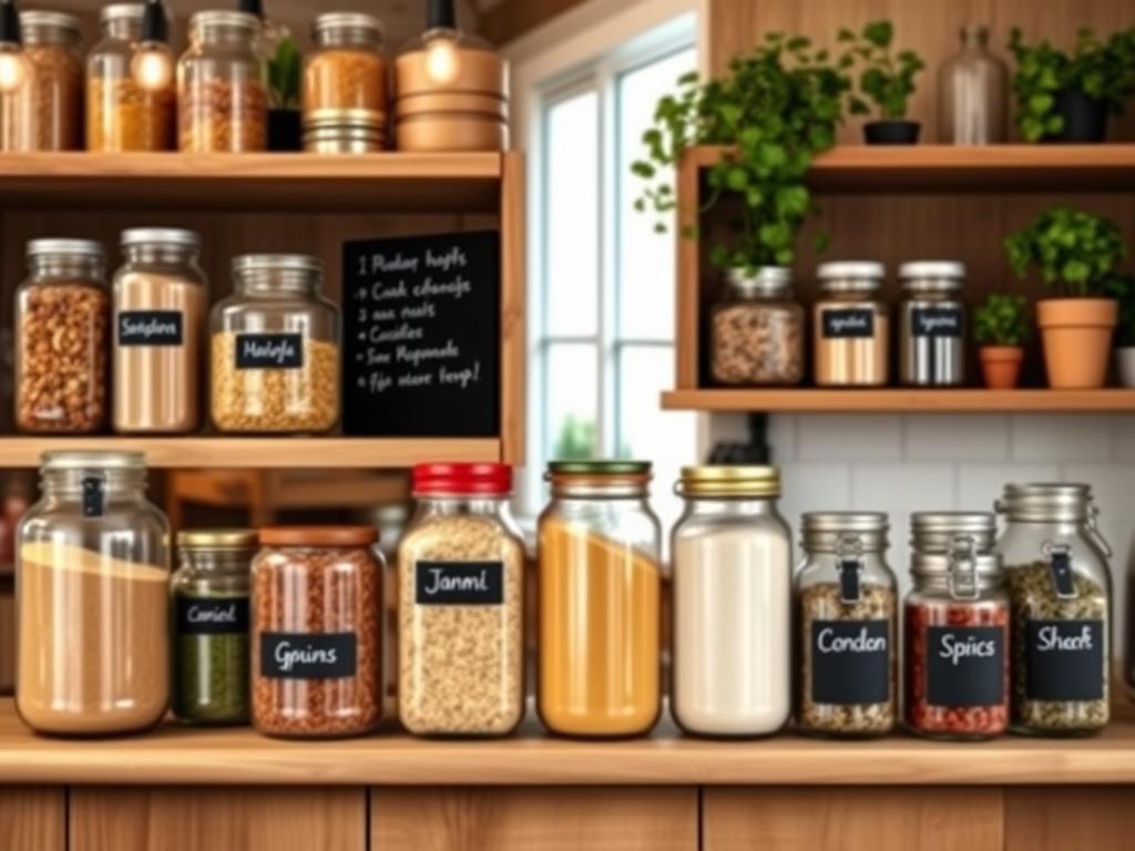 Kitchen Jar Storage Solutions