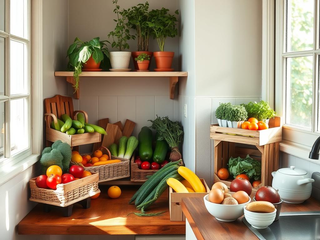 Kitchen Organization Produce Storage