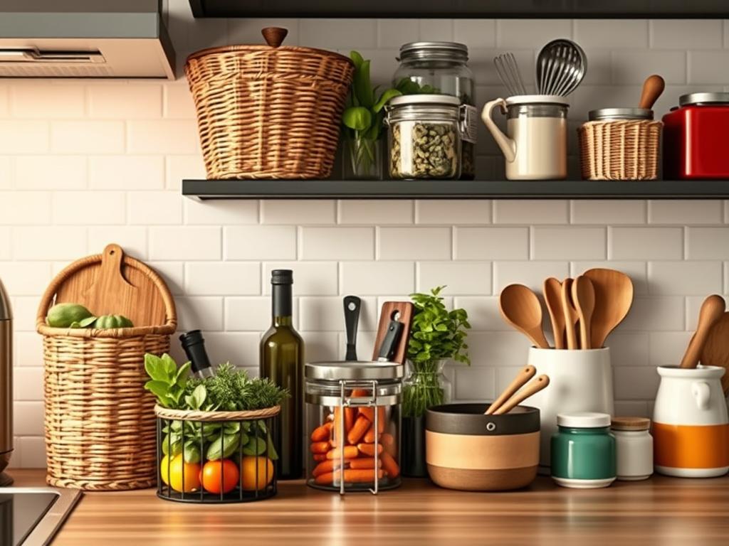 Kitchen Storage Baskets and Containers