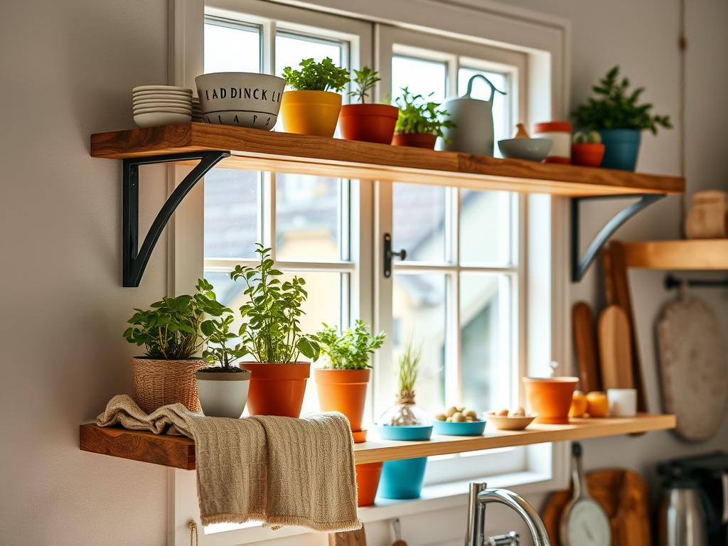Kitchen Window Shelf Materials
