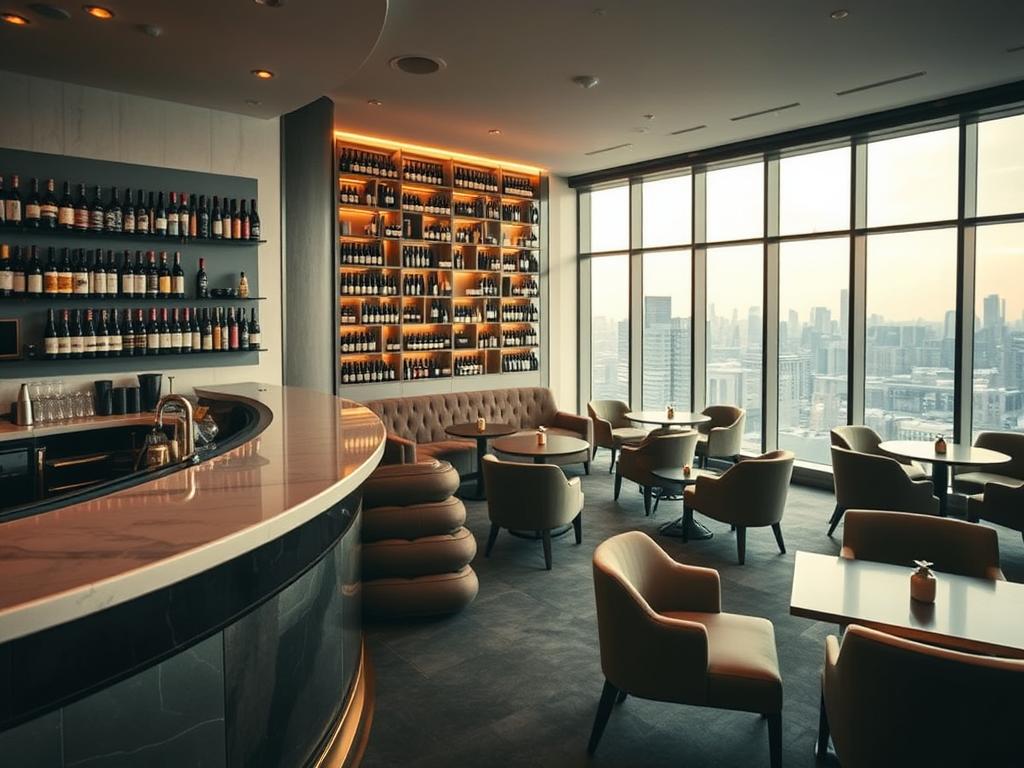 Modern Coffee Wine Bar Design