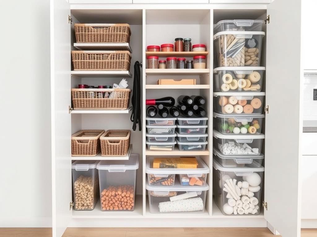 Narrow Cabinet Organization Techniques