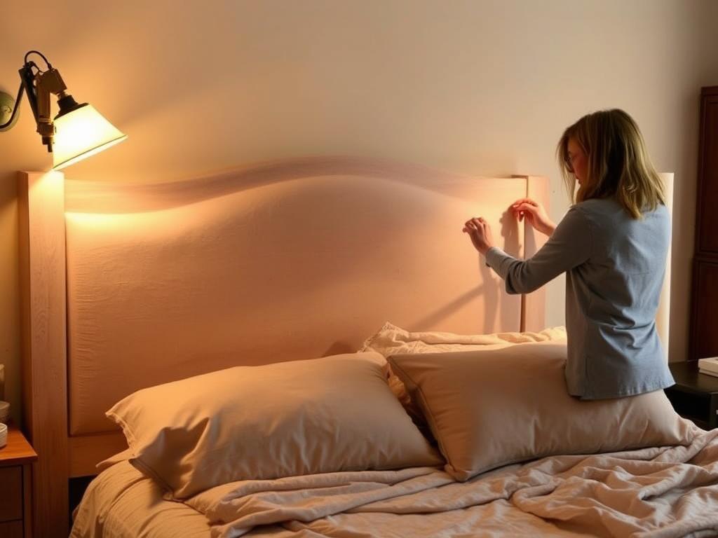Reupholstering a headboard