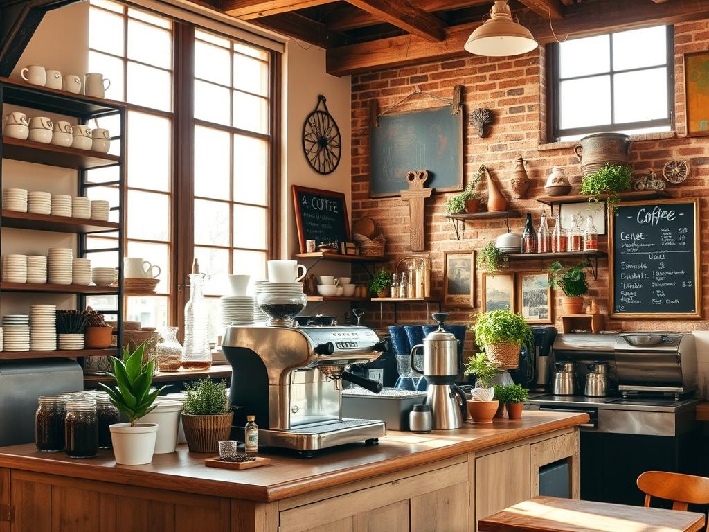 Rustic Coffee Bar Design