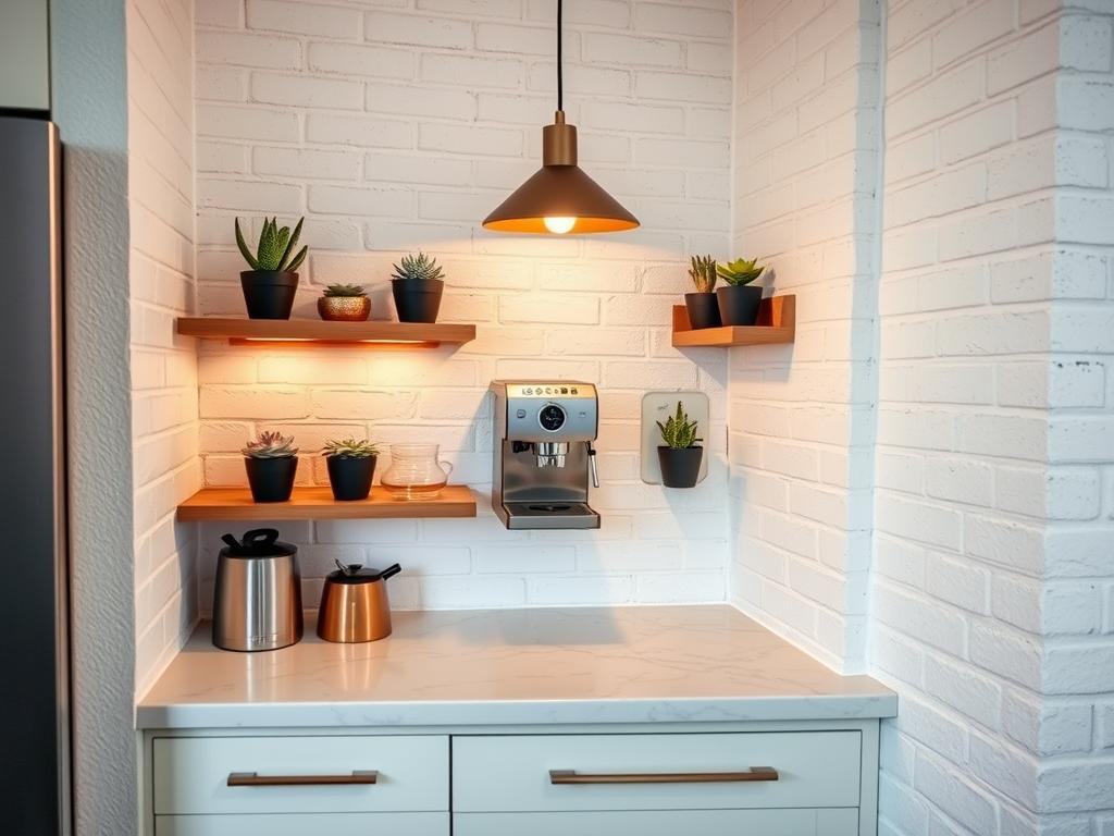 Small Space Coffee Bar Design