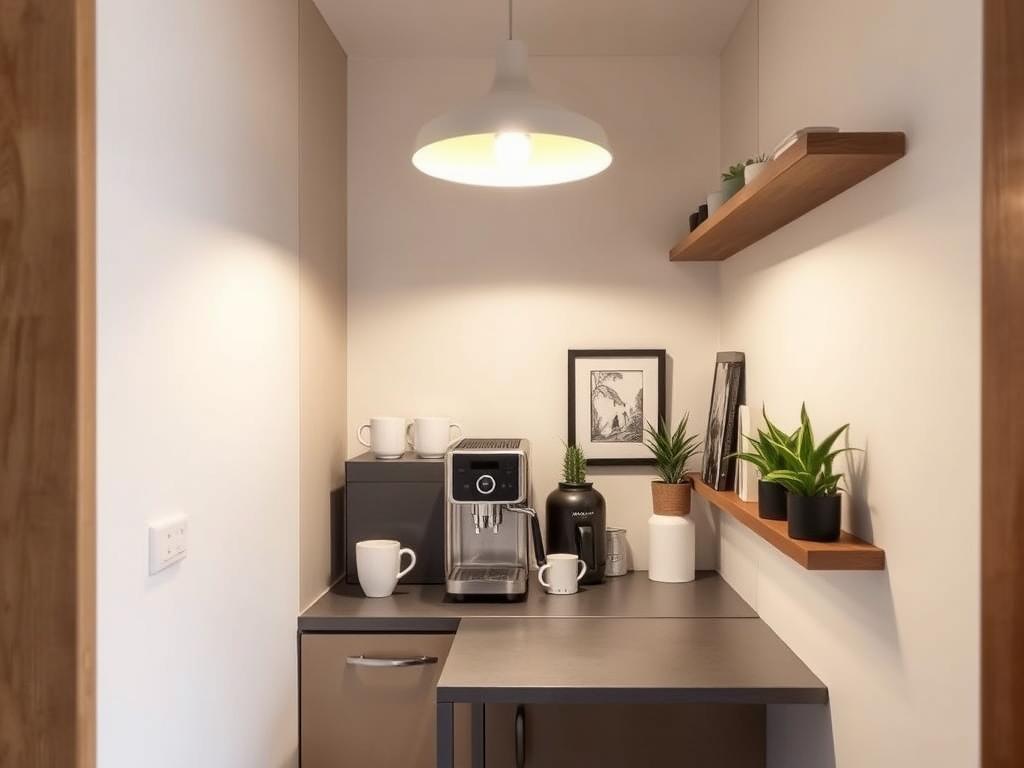 Small Space Coffee Bar Ideas