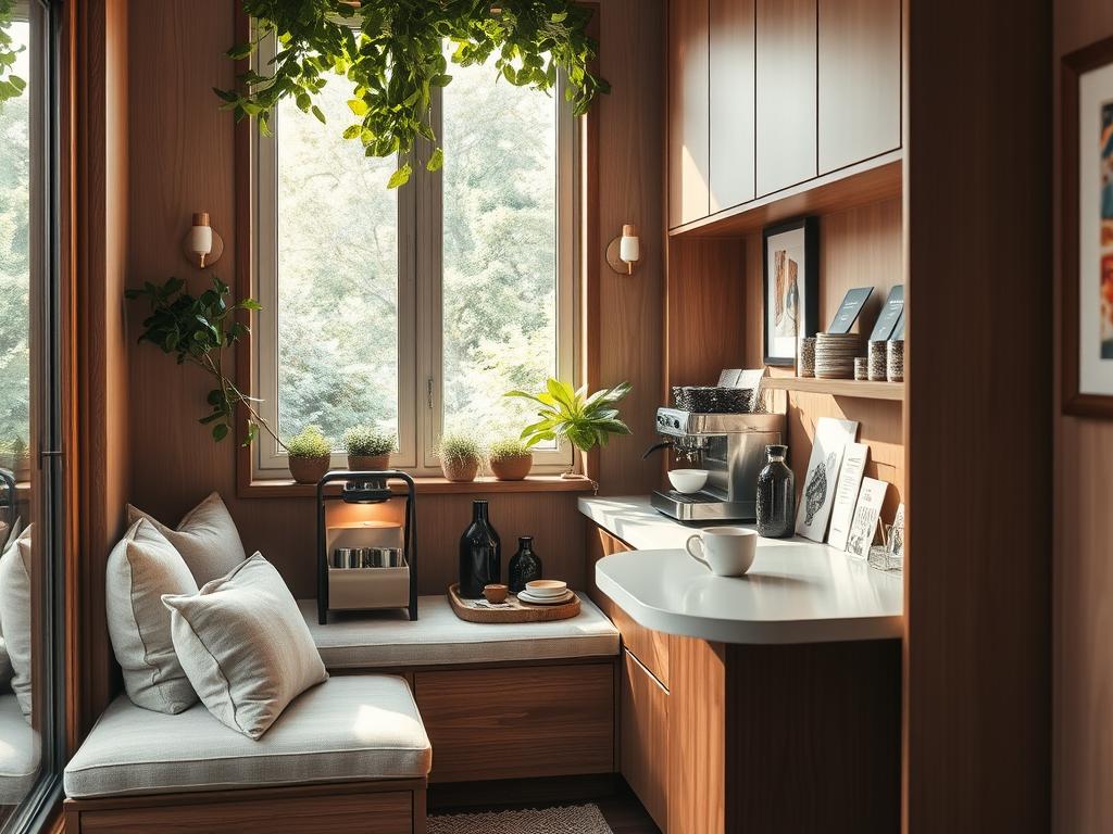 Small Space Coffee Nook Inspiration