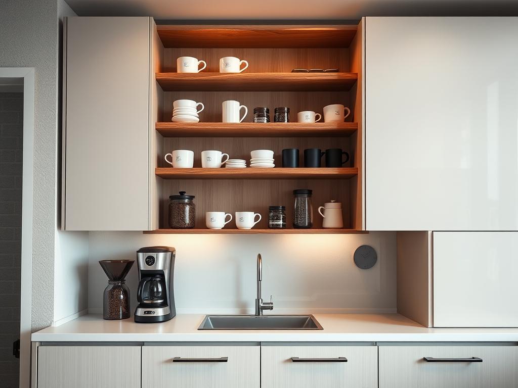 Space-Saving Coffee Bar Ideas